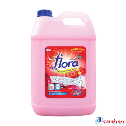 Nước giặt xả Flora siêu tiết kiệm 3,6kg và 9,36kg